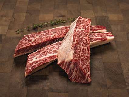 Sterling Silver Raw Short Rib 纯银生短罗纹